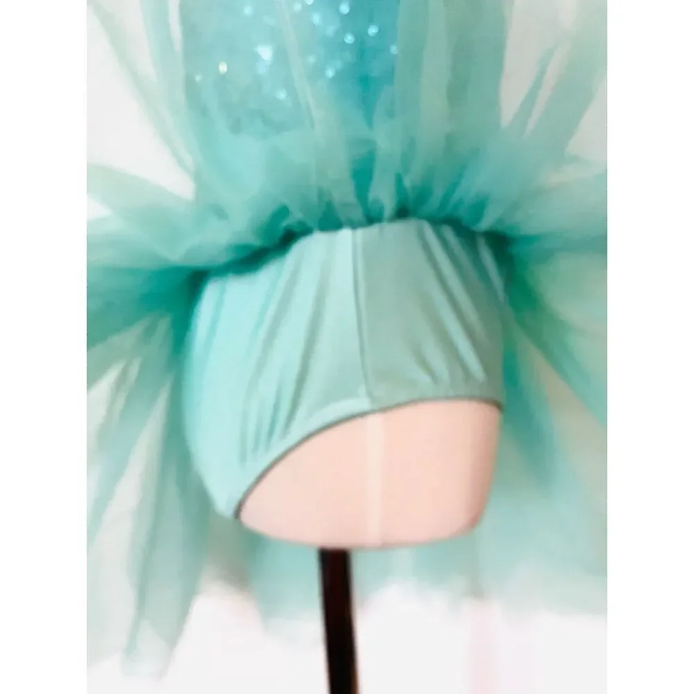 NEW iEFiEL Girls 10/12 (2XL) Dance Dress-up Tutu Costume